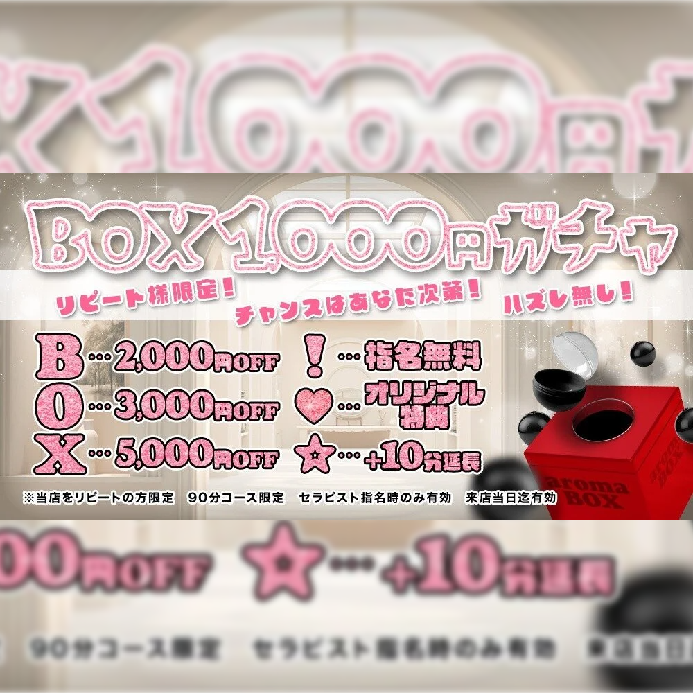 BOX1000円ガチャ